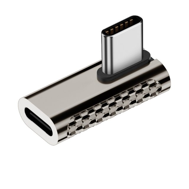 WET 100W 20Gbps Tipo C Cargadores Adaptador De Transferencia De Datos Convertidor De 90 Grados En Ángulo Recto Para Tabletas De Teléfono Portátil