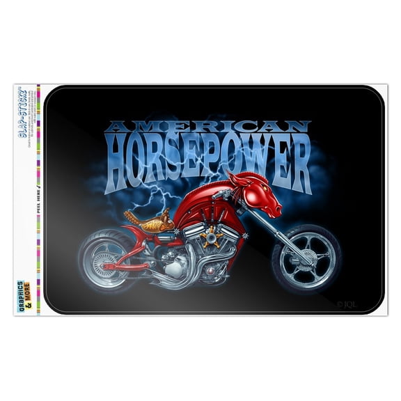 American Horsepower Biker Motorcycle Chopper Home Business Office Sign