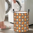 thumbnail image 4 of Lsque Squirrel And Maple Leaves pattern Laundry Hamper Basket, Tall Woven Rope Hamper Basket for Clothes, Lightweight Storage Basket, Collapsible Waterproof-, 4 of 8