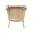 thumbnail image 6 of International Concepts Set of Two Solid Wood Panel Back Chairs in Unfinished, 6 of 9