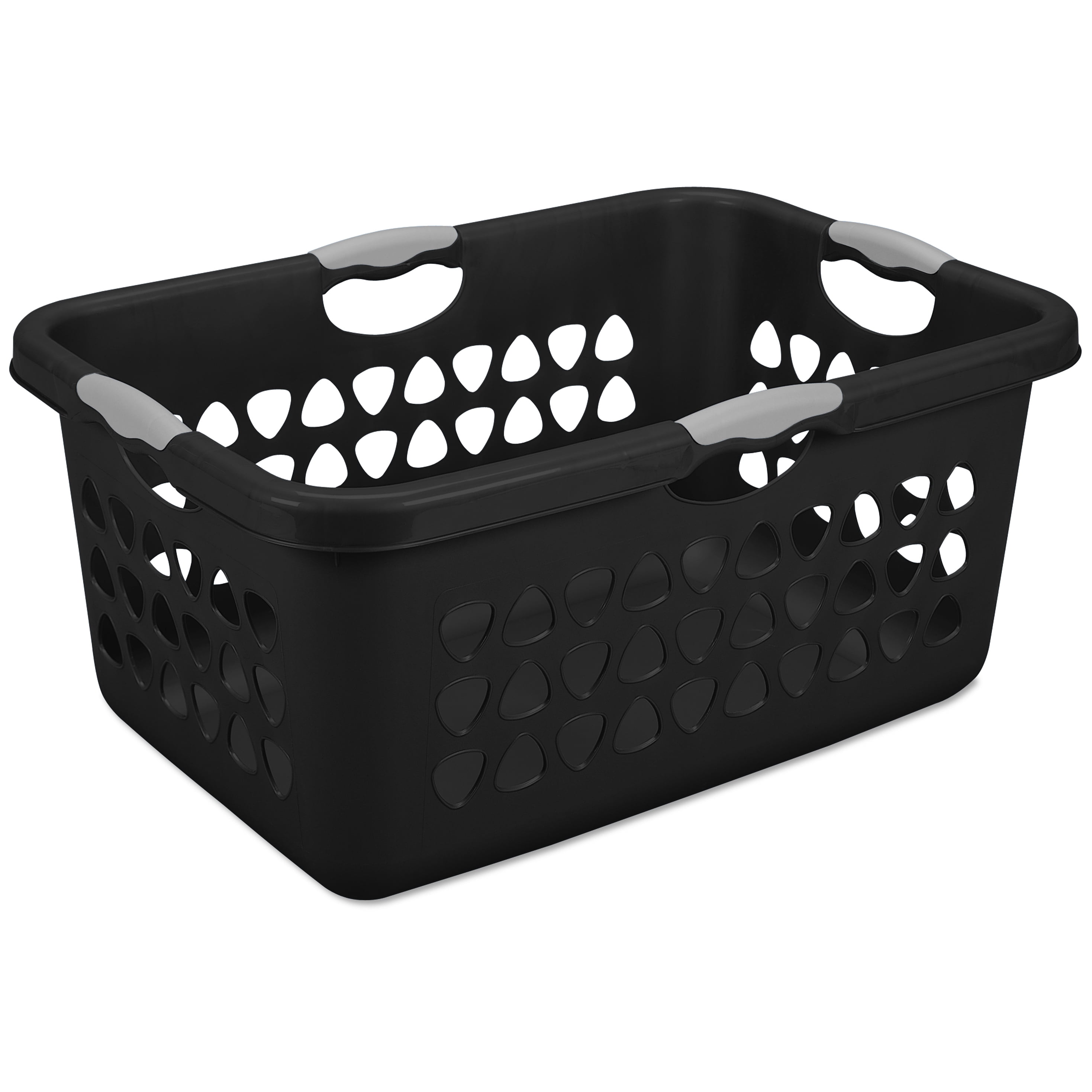 black laundry basket