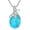Dragonfly, variant on 925 Sterling Silver Turquoise Pendant Necklace Dragonfly Butterfly Oval Vintage Boho Victorian Style Jewelry Gift for Women