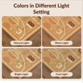thumbnail image 7 of Design&I 6'x9' Washable Area Rug Motif Vintage Hardwood Tones Bold Jersey Numbers Stripe Basketball Flowing for Queen Size Bedroom, Under Bed, Sleek Flatweave Pet Friendly, 7 of 7