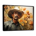 thumbnail image 2 of Designart "The Agrarian Yellow Mexico Art" Mexican Floater Framed Canvas Art Print, 2 of 7