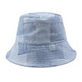 thumbnail image 1 of Sombrero de pescador unisex de mezclilla lavada para el sol de 56 a 58 cm para mujeres y hombres, 1 of 4