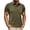 #01 Army Green 【Mix, Match & Rotate: Stock Up on Daily Colors】, variant on Men's Slim Fit Warm Base Layer Top Long Sleeve Semi High Neck Sports Fitness T-Shirt Polycotton Thermal Casual Workout Training Essential | JASKFLY,Army Green L