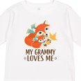 thumbnail image 4 of Inktastic My Grammy Loves Me Fox Boys or Girls Long Sleeve Toddler T-Shirt, 4 of 5