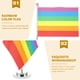 thumbnail image 3 of 1 juego de bandas de arcoiris de mesa Gay Pride Flagas Rainbow Flags LGBT Pequeñas banderas de arco iris, 3 of 4