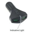 thumbnail image 5 of 36W Fast Car Charger for LG Wing Phone - 2-Port USB Power Adapter DC Socket Quick Charge Smart Detect M1X Compatible With LG Wing, 5 of 6