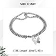 thumbnail image 3 of Chain Bracelet for Women Men, Stainless Steel Bracelets, Minimalist Chain Jewelry, Fashion Accessories, Gift for Mom, Wife, Valentine's Day, 3 of 5