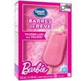 thumbnail image 2 of Great Value Barbie Strawberry Swirl Light Ice Cream Bars, 4 x 80 mL, 2 of 4