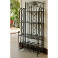 thumbnail image 1 of International Caravan Mandalay Iron Bakers Wine Rack in Antique Black, 1 of 2
