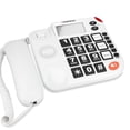 thumbnail image 3 of Teléfono alámbrico Radioshack 100198261 identificador de llamadas blanco, 3 of 4