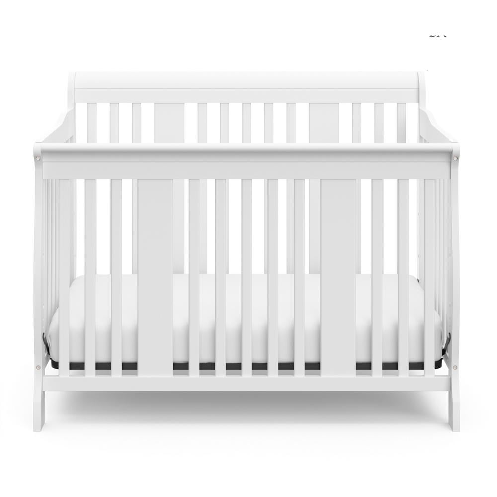 Storkcraft Tuscany 4-in-1 Convertible Baby Crib White