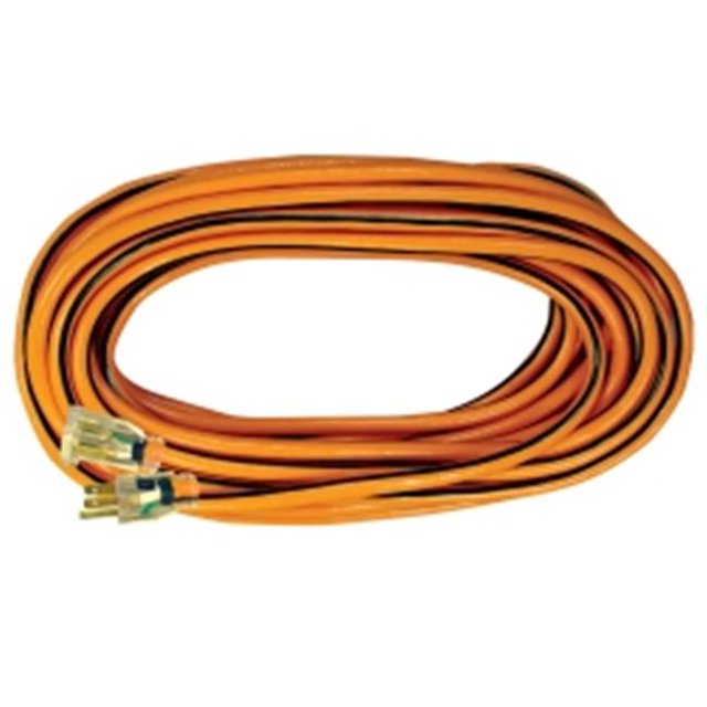50 ft. Heavy Duty Outdoor Extension Cord - Black & Orange