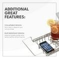 thumbnail image 4 of ToiletTree Products Stainless Steel Bath Caddy - Rust-Resistant Bathtub Shelf to Hold Books, Drinks, Phones, and Tablets - Luxury Bath Caddy Tray for Bathroom Accessories, 4 of 7