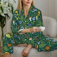thumbnail image 6 of Sikiie Forest Flora And Fauna Pajamas for Women Set, Womens Pajama Sets, Lounge Sets for Women, 2pjs for Women-Large, 6 of 7