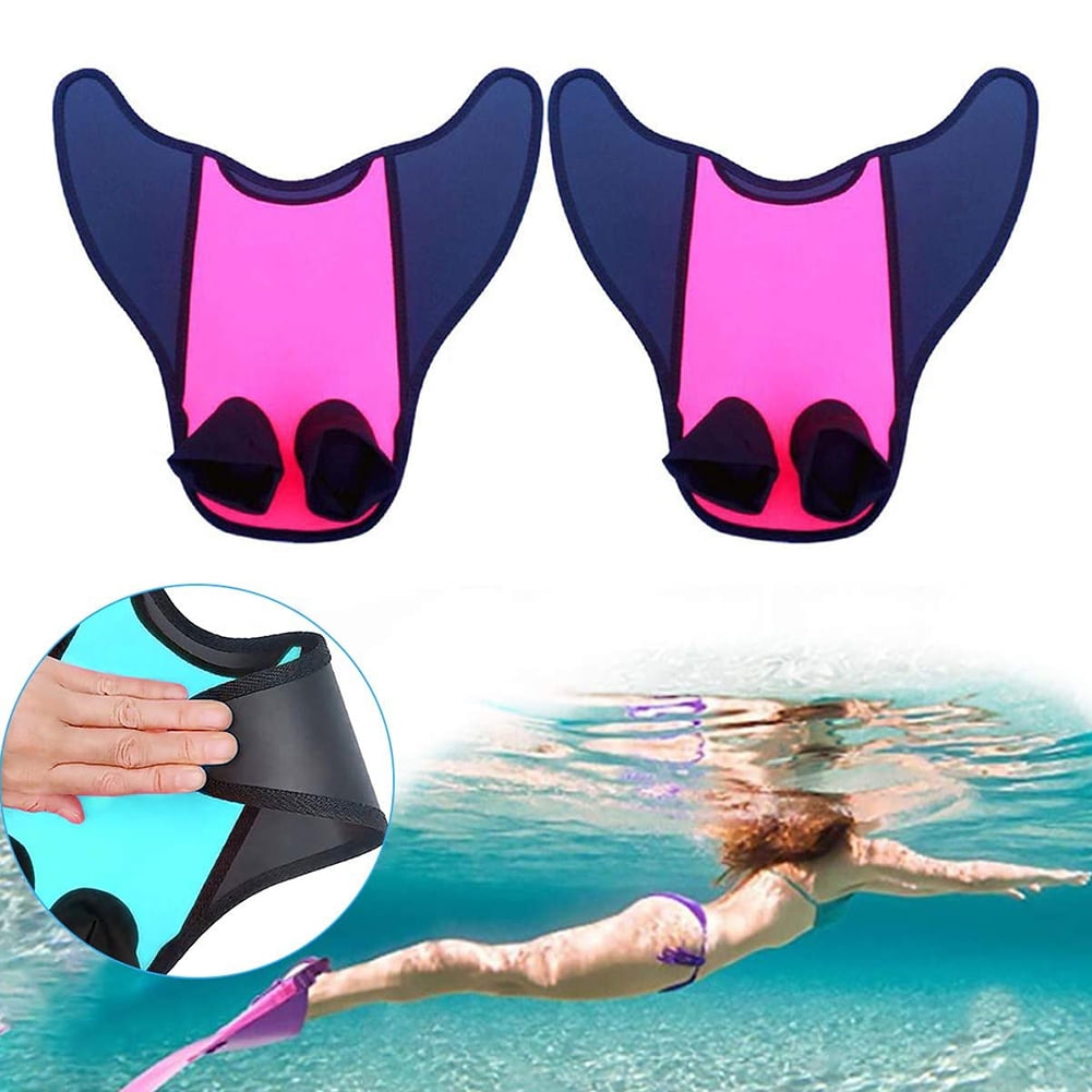 Swimming Kids Adults Mermaid Diving Monofin Swimmable Tails Fin Training Flipper 