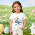 thumbnail image 5 of Boys Cartoon Numbers T Shirt Short Sleeve Crew Neck Light Breathable Summer Top Soft White 3 Years-4 Years, 5 of 7