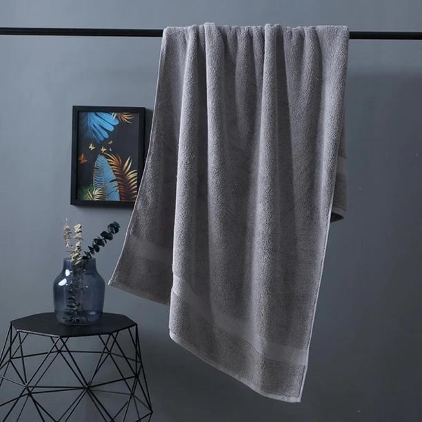 Toalla de baño de algodón para adultos, juego de toallas absorbentes suaves, toalla de Playa Grande, toallas de Spa de Hotel para el hogar