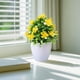 thumbnail image 4 of Simulación de ciruelos de cinco hojas en macetas, plantas de bonsái, simulación de flores, ideal para decoración de interiores, jardines, terrazas y escritorios de oficina., 4 of 5