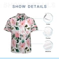 thumbnail image 7 of High Quality Hawaiian Shirts for Men Short Sleeve Aloha Beach Shirt Floral Summer Casual Button Down Shirts Blouses GE2533, 7 of 7