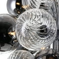 thumbnail image 3 of CWI Lighting Pallocino 27 Light Contemporary Metal Chandelier in Chrome, 3 of 5