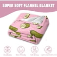 thumbnail image 3 of Dill Pickles Blanket Pickle Gifts for Women Girls Boys 50"X 40", Soft Flannel Cozy Warm Lap Throw Blanket for Kids Adults, Funny Pickle Blanket Quilt for Pickle Lovers Couch Bed, 3 of 4