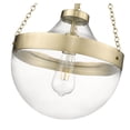 thumbnail image 5 of Millennium Lighting  Clarra 1 Light Pendant Fixture 23.5 Inch - Modern Gold, 5 of 6