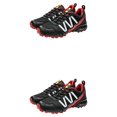thumbnail image 2 of Zapatillas de deporte de estabilidad antideslizantes de goma Qarigey para hombres negro rojo 30 cm, 2 of 6