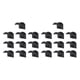thumbnail image 4 of Monstrate Pack of 10 Plastic Baseball Cap Rack Wall-mounted Door Office Back Home Holder Display Hat Hook Storage Pre-drilled Hanger 2piezas, 4 of 6