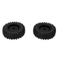 thumbnail image 3 of Juego de 2 llantas de metal de 55 mm para coche RC AXIAL SCX24 1/24, color negro, 3 of 14