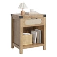 thumbnail image 3 of Eastvita Farmhouse Rattan Night Stands - Bedside Table with Drawer/Open Shelf/Boho End Table for Living Room/Bedroom/Natural, 3 of 5