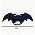 thumbnail image 3 of Linnome Halloween Black Wings Pet Harness Costume Accessory Adjustable Neck Chest Straps With for Small Medium Dogs Cats Party Photo Prop, 3 of 8