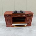 thumbnail image 6 of Simulation Dollhouse Wood Cooker Furniture Dining Room Accessories Toys Life Scene :12 Scale Dollhouse Cupboard Furniture Sets red, 6 of 8