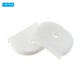 thumbnail image 3 of Unique Bargains Key Cap Cover Semicircle Key Identifier Tags for Identifying Keys Coding, White 20 Pack, 3 of 6