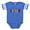 Royal Blue, variant on CafePress - Evil Easter Eggs Row_Short - Cute Infant Baby Football Bodysuit