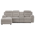 thumbnail image 3 of SALA RECLINABLE TRENTO GRIS CLARO, 3 of 8