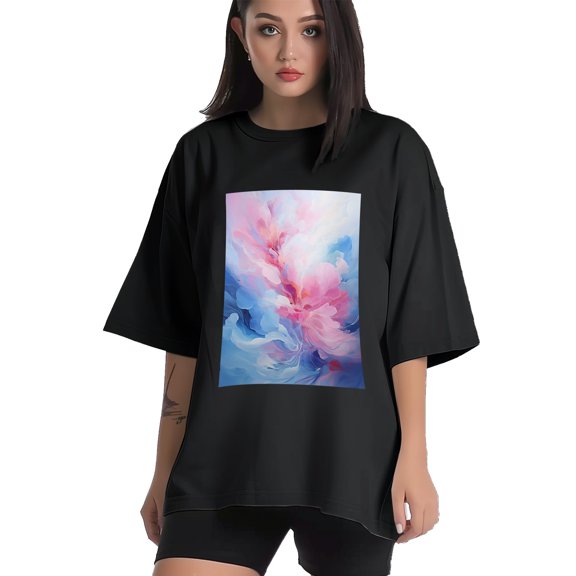 Plus Size Shirt for Women Black Tops for Women Short Sleeves Shirt for Women Pink T Shirt Crewneck Shirt for Women XS