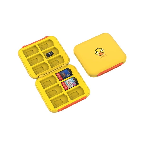 Estuche De Almacenamiento De Tarjetas De Juego 12 En 1, Soporte De Tarjeta Tf De Gran Capacidad, Caja De Almacenamiento De Cassette Bonita Serendint EL011427-00