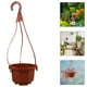 thumbnail image 4 of BRIGHTFUFU 24 juegos de macetas colgantes de plástico para plantas, cestas de flores colgantes para plantas de interior y exterior, maceteros colgantes, 4 of 8
