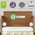 thumbnail image 5 of Dream On Me Over the Rainbow Crib and Toddler Mattress, 5 of 11