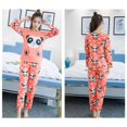 thumbnail image 4 of Ensemble de Pyjamas pour Femmes Printemps Automne Manches Longues Col Rond Chandail et Pantalons Longs Vêtements de Maison Vêtements de Détente Vêtements de Nuit, 4 of 11