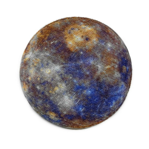 Planet Mercury Solar System Foto Patch 1 of 12 Embroidered Iron On