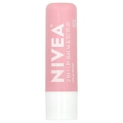 Nivea Caring Scrub Super Soft Lips, Rosehip Oil + Vitamin E, 0.17 oz (4.8 g)