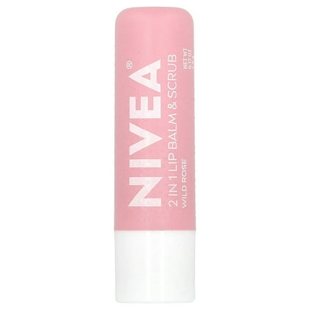 Nivea Caring Scrub Super Soft Lips, Rosehip Oil + Vitamin E, 0.17 oz (4.8 g)