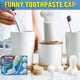 thumbnail image 1 of Style 5 Divertido dispensador de tapas de pasta de dientes - Exprimidor de pasta de dientes - Regalos divertidos para amigos y familiares, 1 of 5