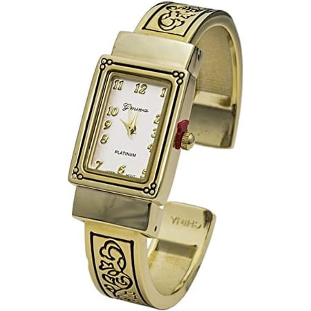 Blekon Collections Women's Analog Quartz Cuff Bangle Watch, 20mm Fashion Metal Bracelet Watch, Trendy Ladies Wrist Watch for Everyday Wear