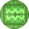 thumbnail image 1 of Ahgly Company Indoor Round Persian Green Traditional Area Rugs, 3' Round, 1 of 1