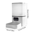 thumbnail image 3 of Lksixu Pet Supplies 6L Smart Pet Feeder For Dogs Cats Automatic Food Dispenser With Timer Part Control Remote Feeding Voice Interaction And Video Surveillance Capabilities for Small Dogs and Cats, 3 of 7